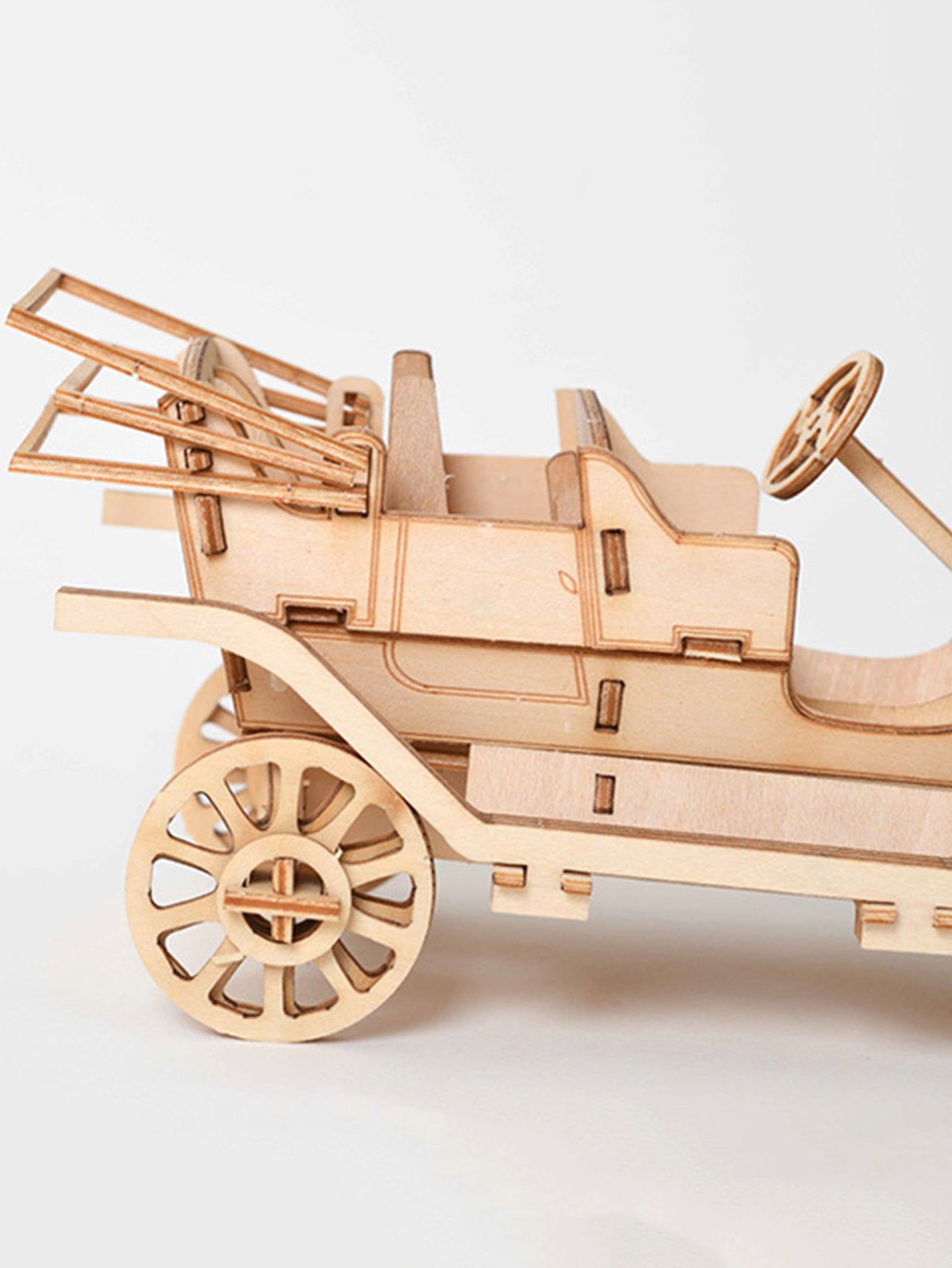 Factory wholesale Music Park 3D Wooden Puzzles Vintage Classic Cars Model Kits Brainteaser Christmas/Birthday Gifts for Adults and Teens handmade