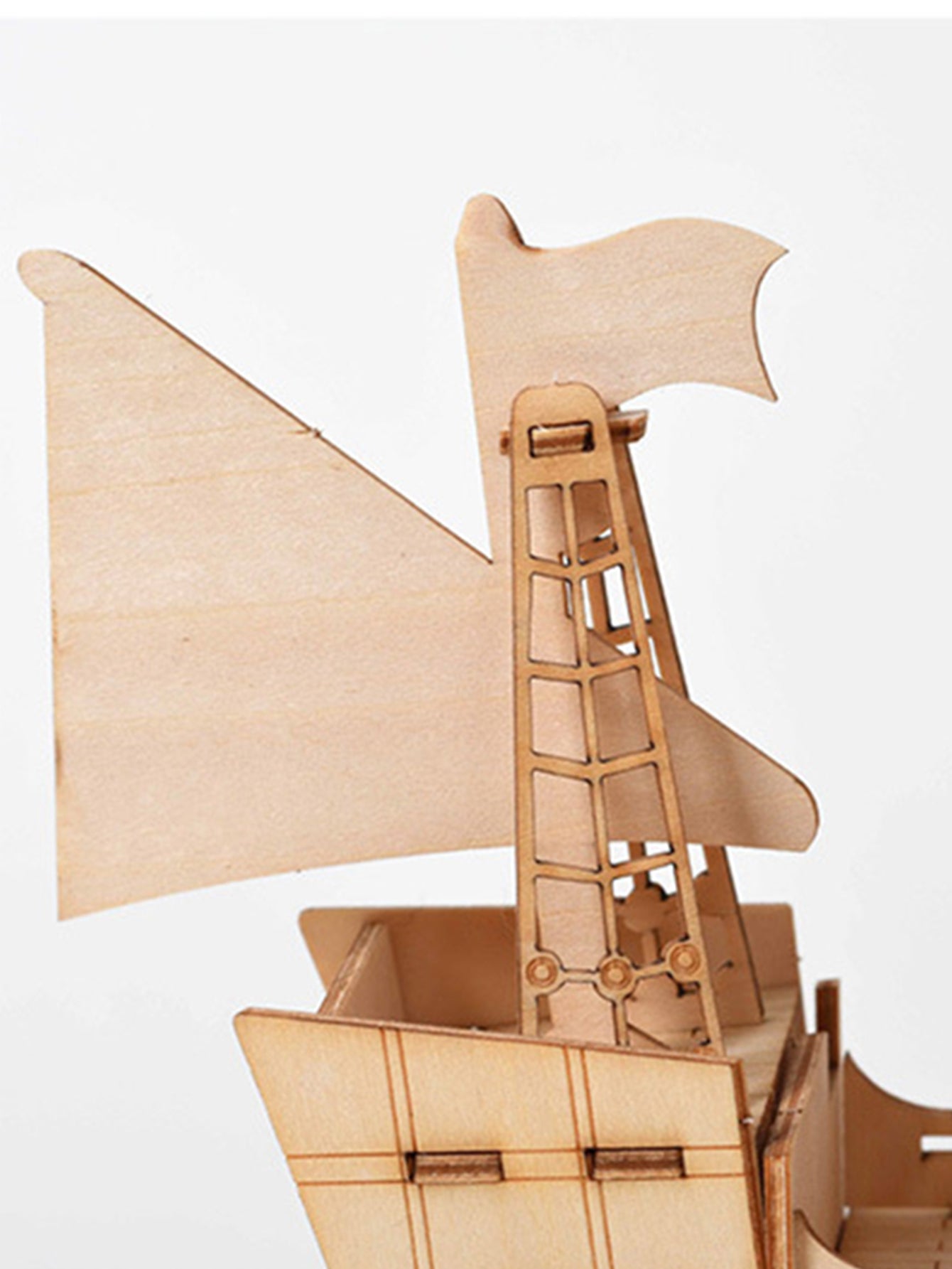 Factory wholesale Music Park 3D Wooden Puzzles Ocean Sailboat Model Kits Brainteaser Christmas/Birthday Gifts for Adults and Teens handmade