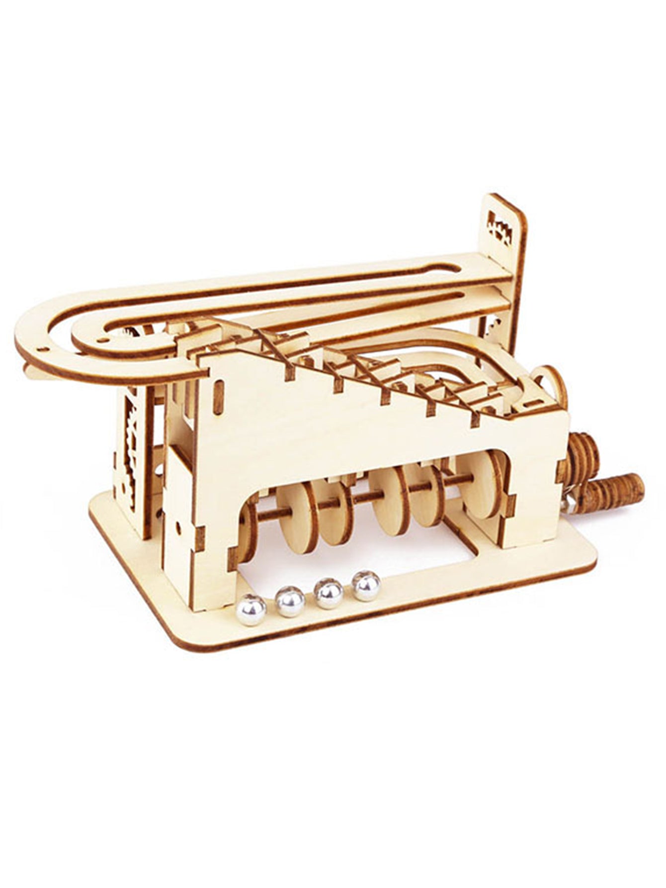 Factory wholesale Music Park Climb Marble Run 3D Wooden Puzzles for Adults and Teens DIY Model Building Kits with Mechanical Puzzles Christmas gift