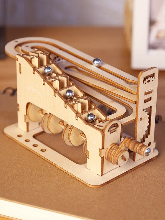 Factory wholesale Music Park Climb Marble Run 3D Wooden Puzzles for Adults and Teens DIY Model Building Kits with Mechanical Puzzles Christmas gift
