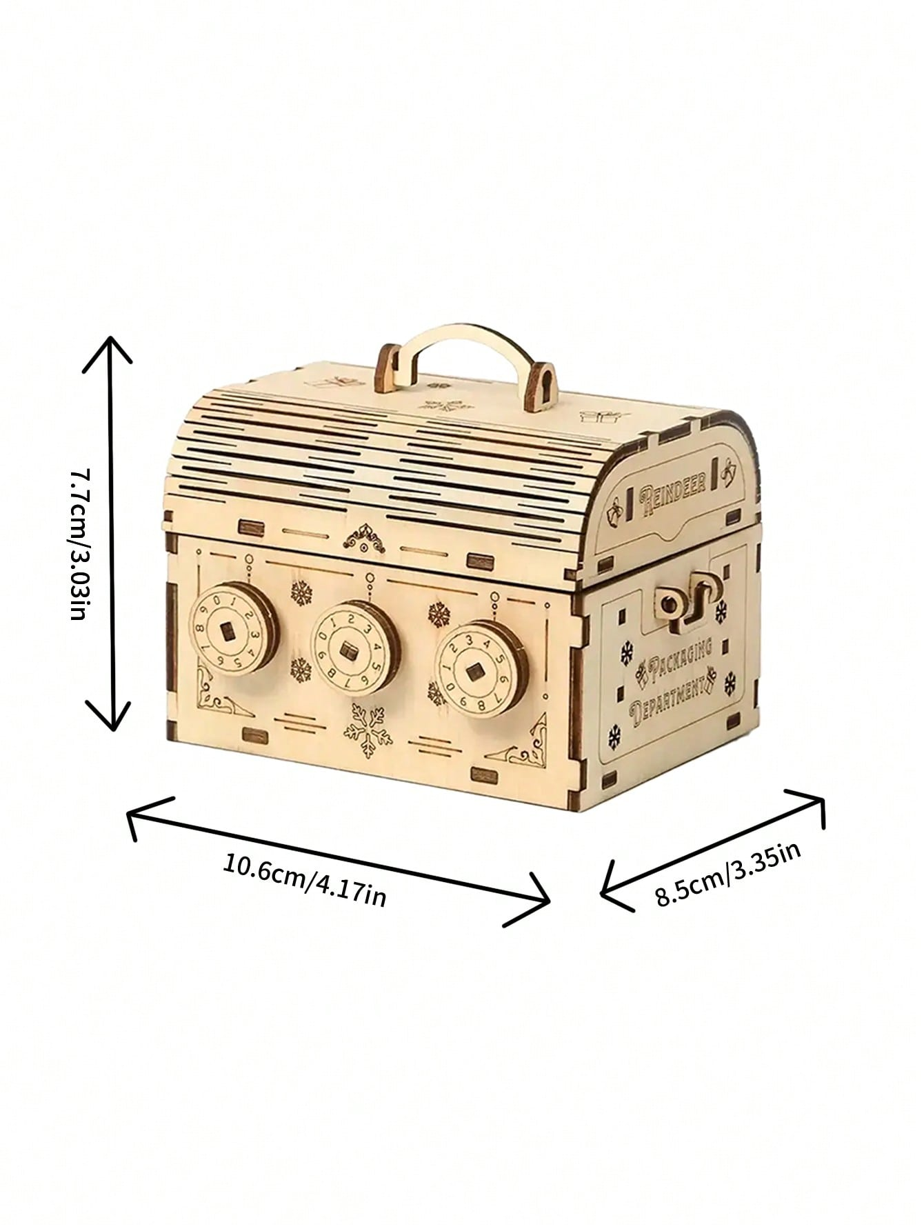 Factory wholesale Music Park 3D Wooden Puzzle DIY Treasure Box Model Building Kits Brain Teaser Projects for Adult Christmas Gifts