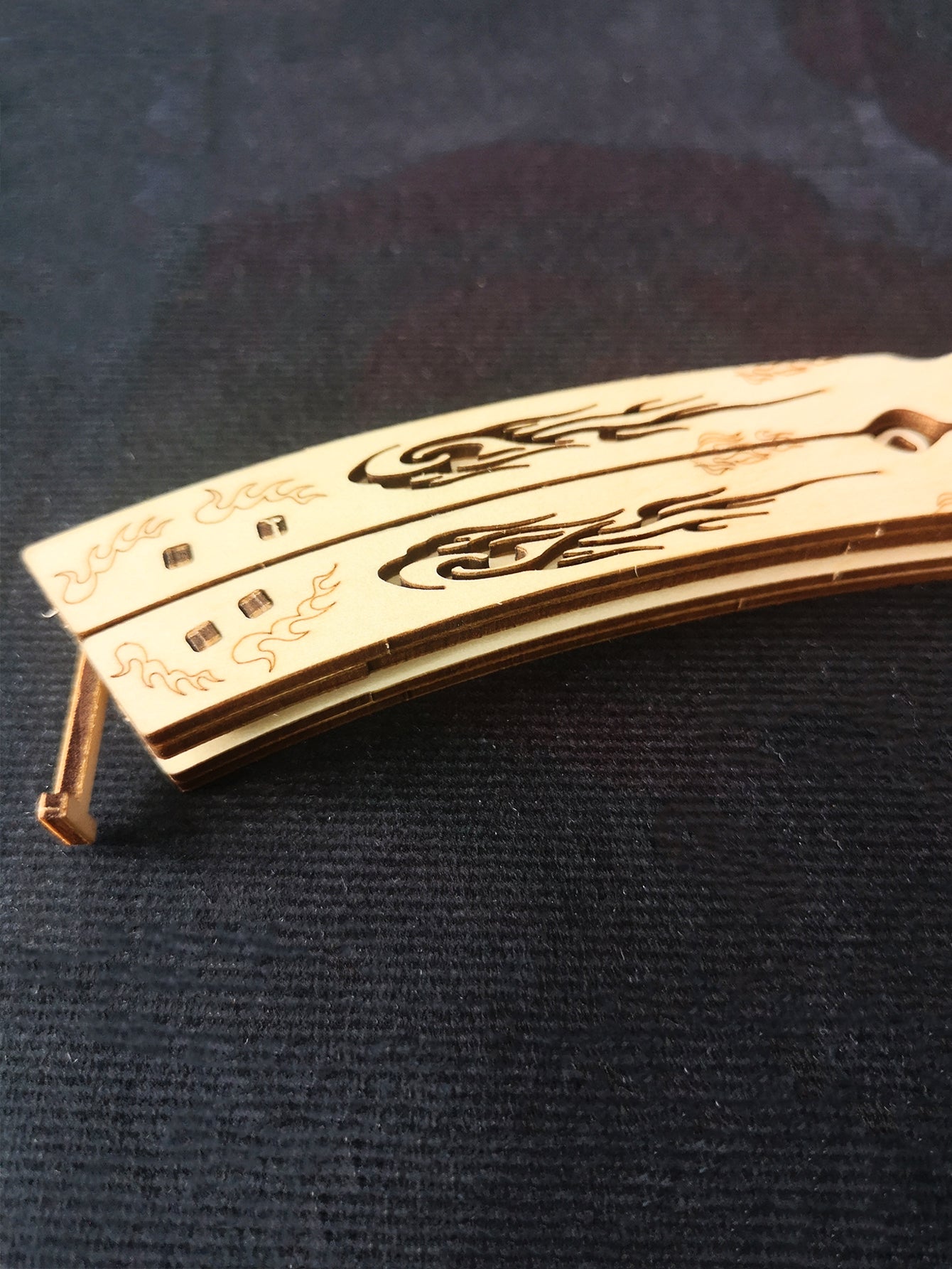Factory wholesale Music Park 3d wooden Puzzles Fire Phoenix Butterfly knife Model kits Catapult Saber 3D Stereo diy handmade Boys Birthday Gift,Age 14+