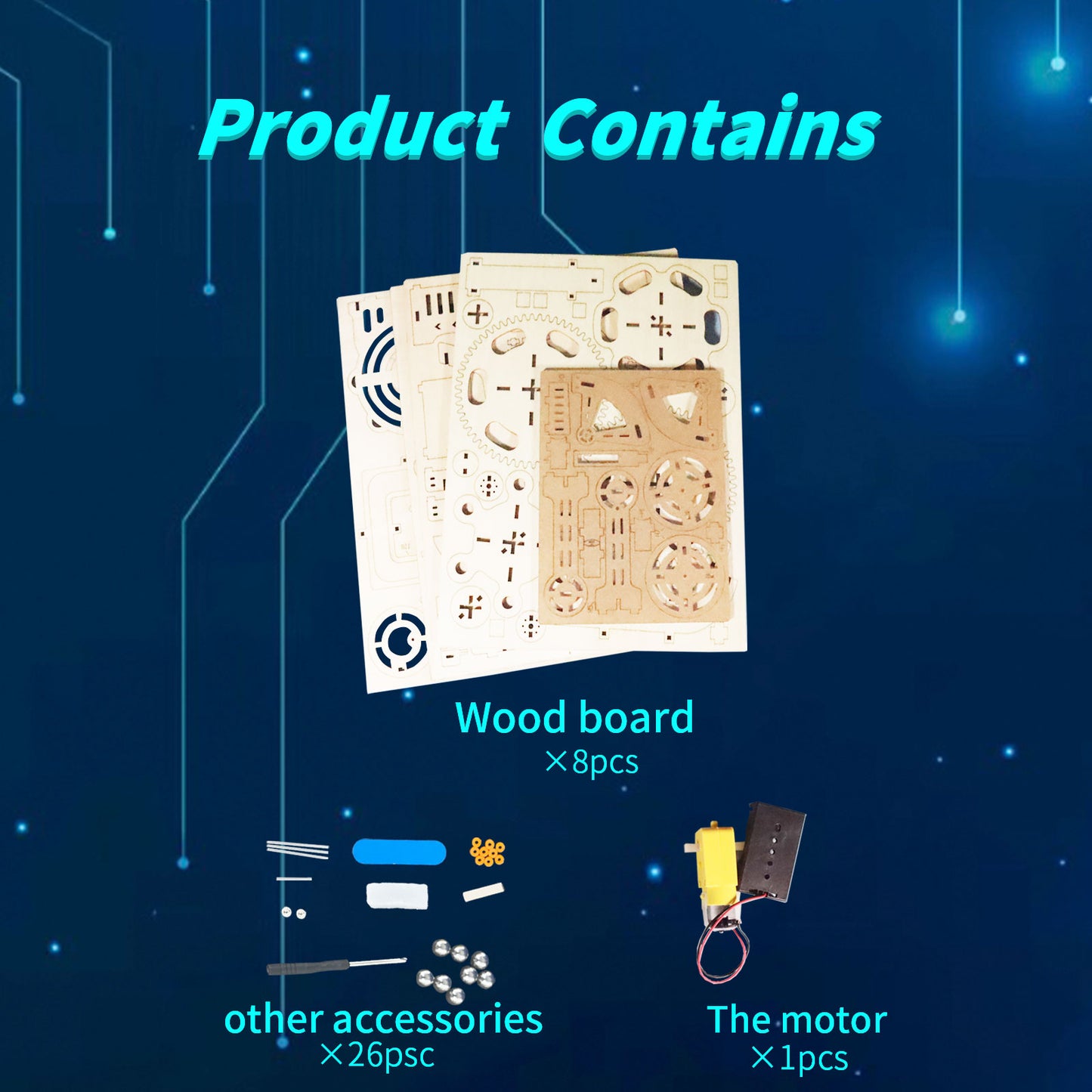 Factory wholesale Electric 3D Wooden Puzzles Marble Run Model Kits  Brain Teaser Puzzle DIY handmade Christmas gift