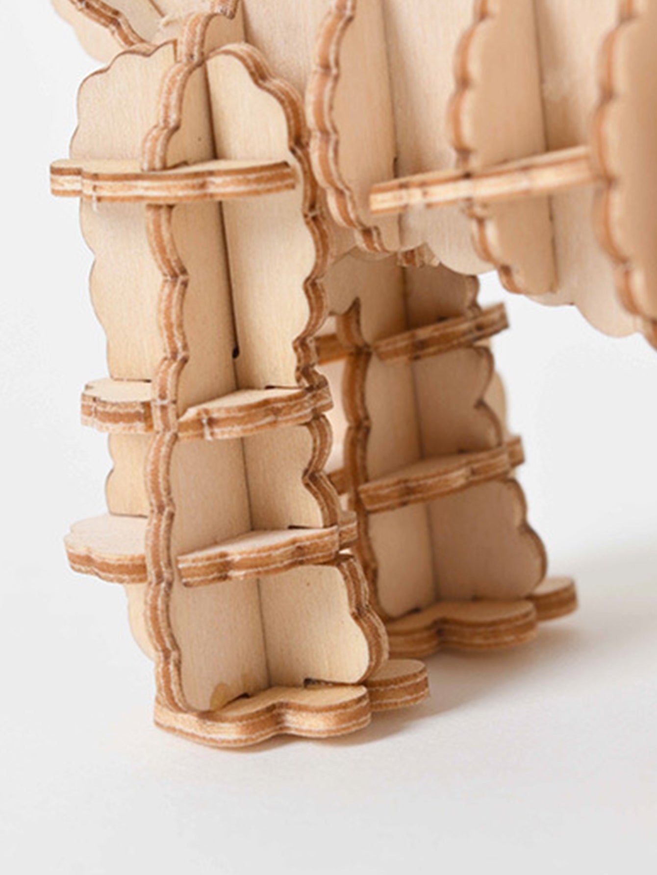 Factory wholesale Music Park 3D Wooden Animal Puzzle Poodle Pet dog Model Kits Wood Craft Brain Teaser Wood Gifts for Christmas