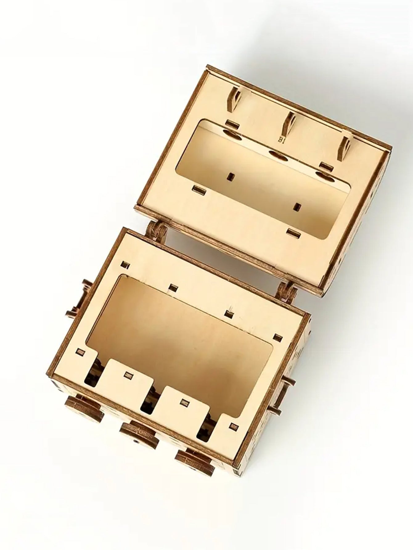Factory wholesale Music Park 3D Wooden Puzzle DIY Treasure Box Model Building Kits Brain Teaser Projects for Adult Christmas Gifts