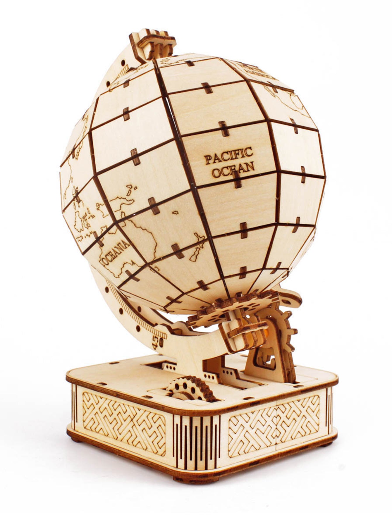 Factory wholesale Music Park 3D Wooden Puzzle Globe. Model kits DIY Crafts Handmade Christmas Gifts