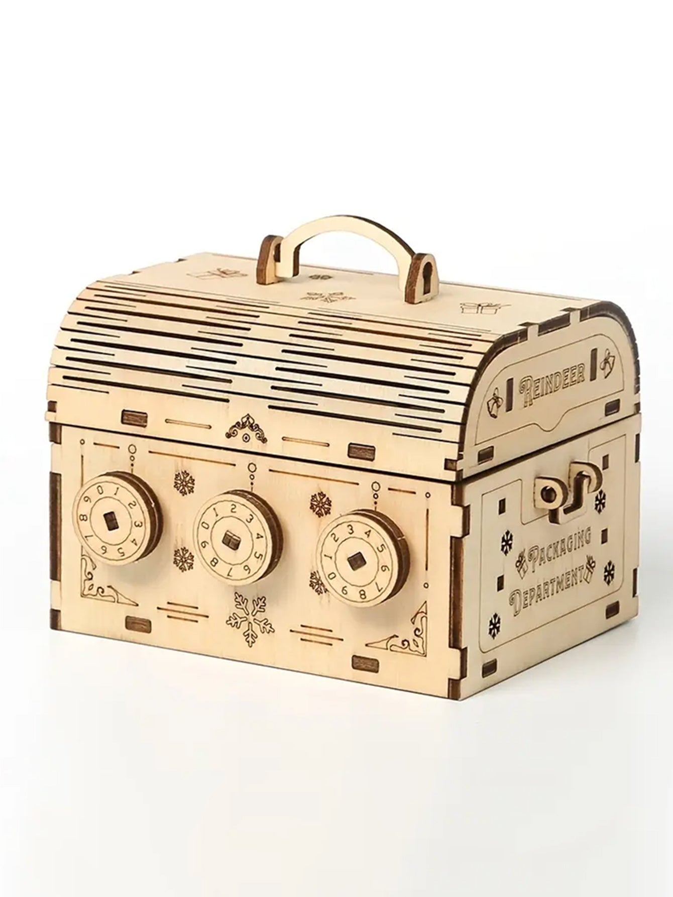 Factory wholesale Music Park 3D Wooden Puzzle DIY Treasure Box Model Building Kits Brain Teaser Projects for Adult Christmas Gifts