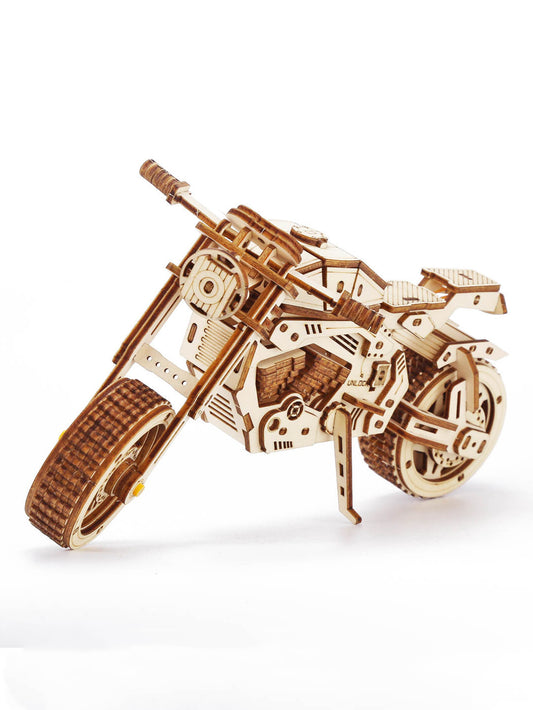Factory wholesale Music Park 3D Wooden Puzzle Motorcycle Model Kits To Build Wooden Construction Handmade Craft Unique Gift Christmas