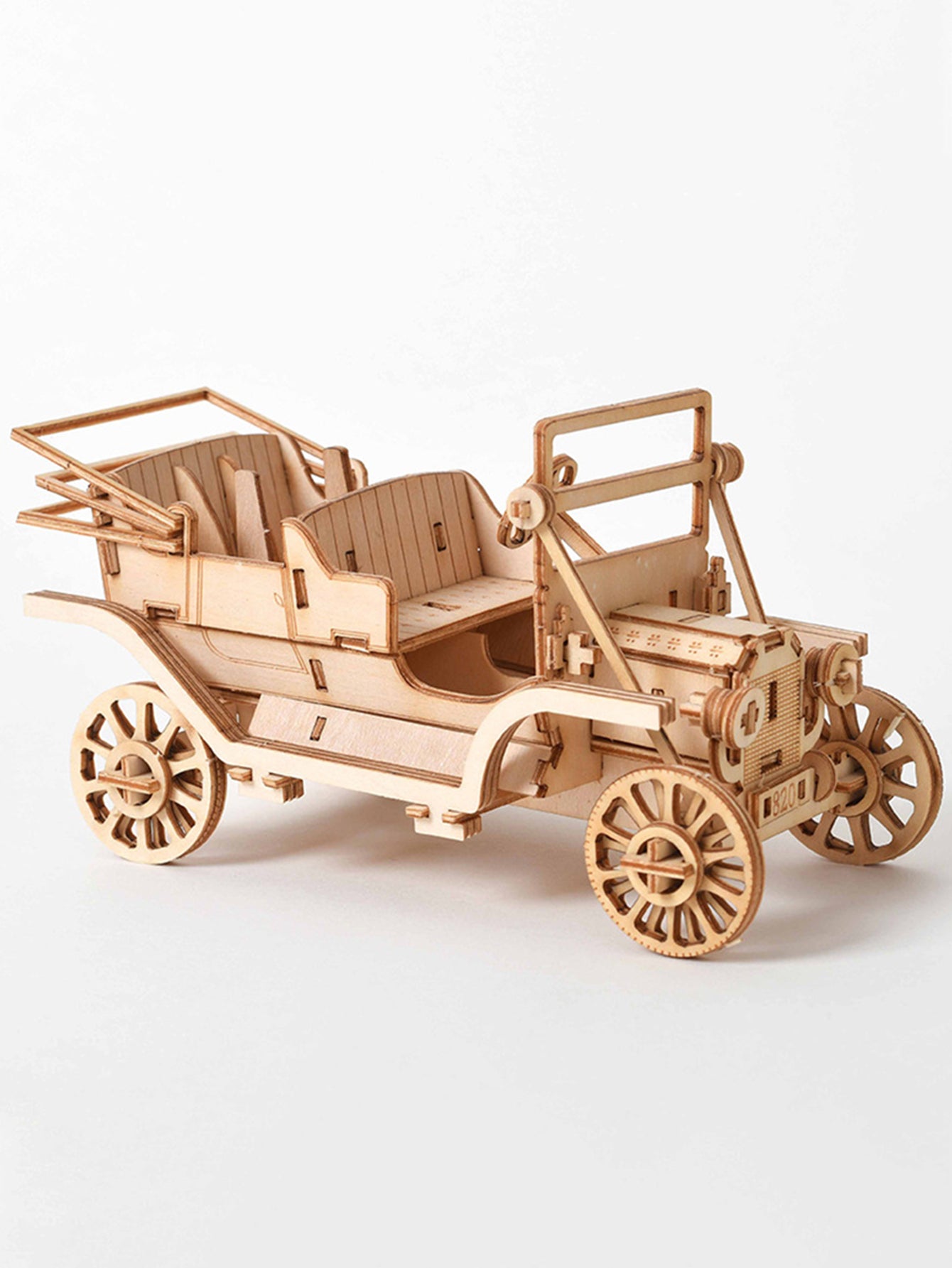 Factory wholesale Music Park 3D Wooden Puzzles Vintage Classic Cars Model Kits Brainteaser Christmas/Birthday Gifts for Adults and Teens handmade