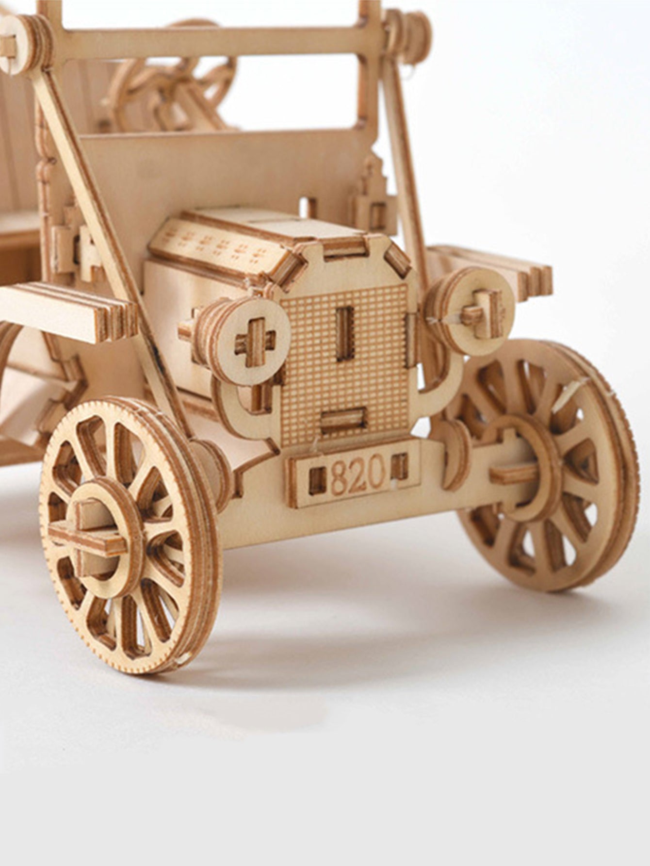 Factory wholesale Music Park 3D Wooden Puzzles Vintage Classic Cars Model Kits Brainteaser Christmas/Birthday Gifts for Adults and Teens handmade
