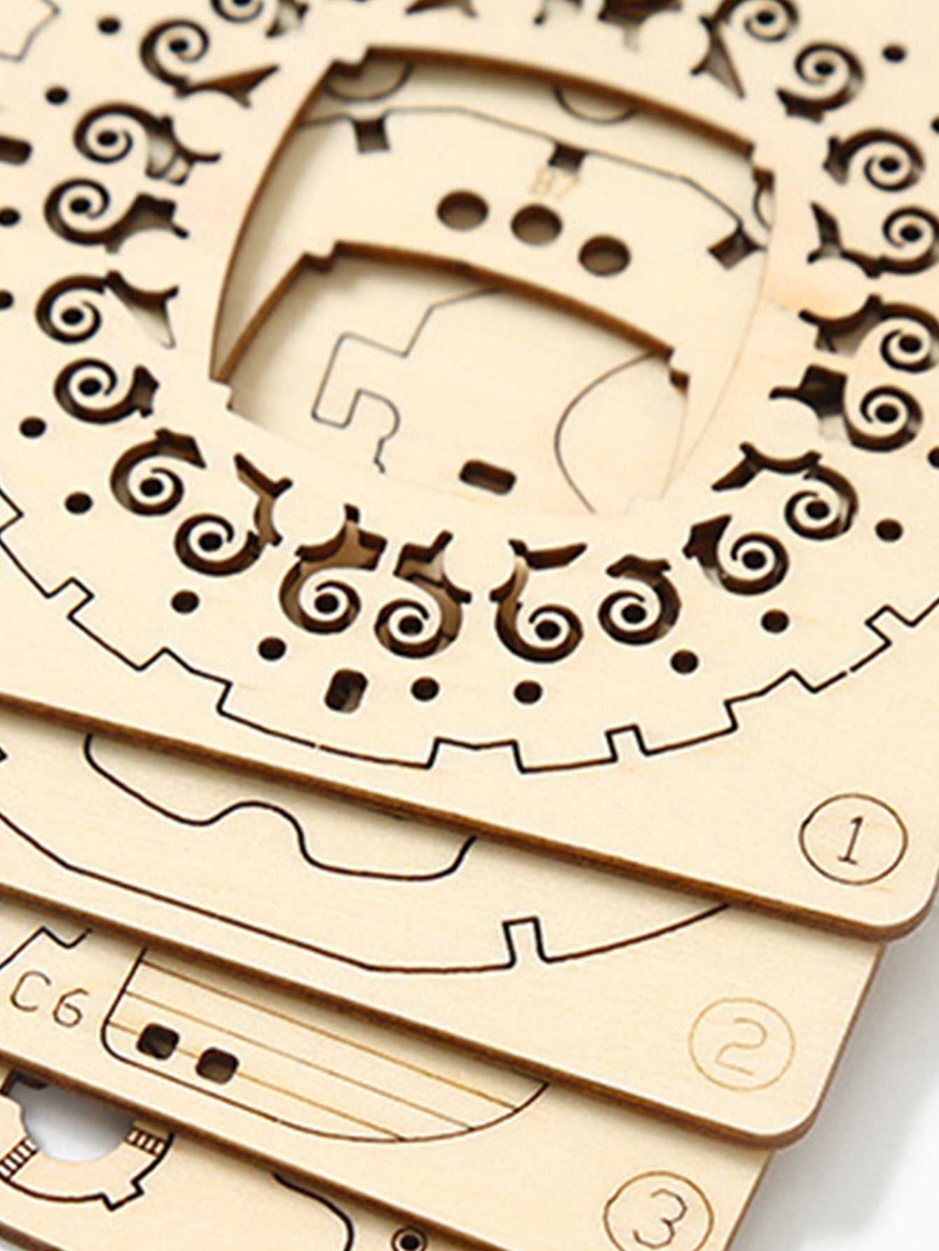Factory wholesale Music Park 3D Wooden Puzzle Airship Model kits for Adults Model Building Kit  Brain Teaser for Adults to Build Hand Craft Mechanical