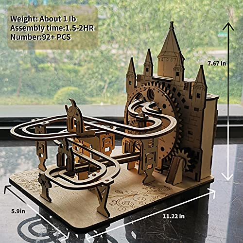 Factory wholesale Music Park 3d wooden puzzle Marble Run fun toys model kits